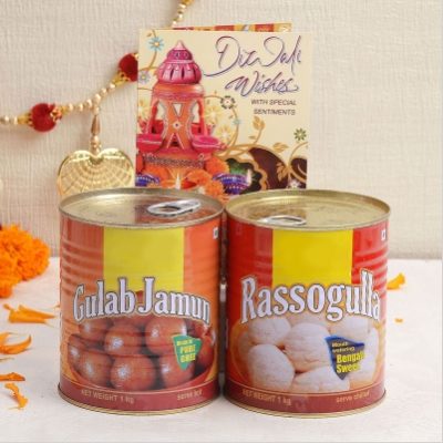 Diwali Card With Mouth Watering Sweets